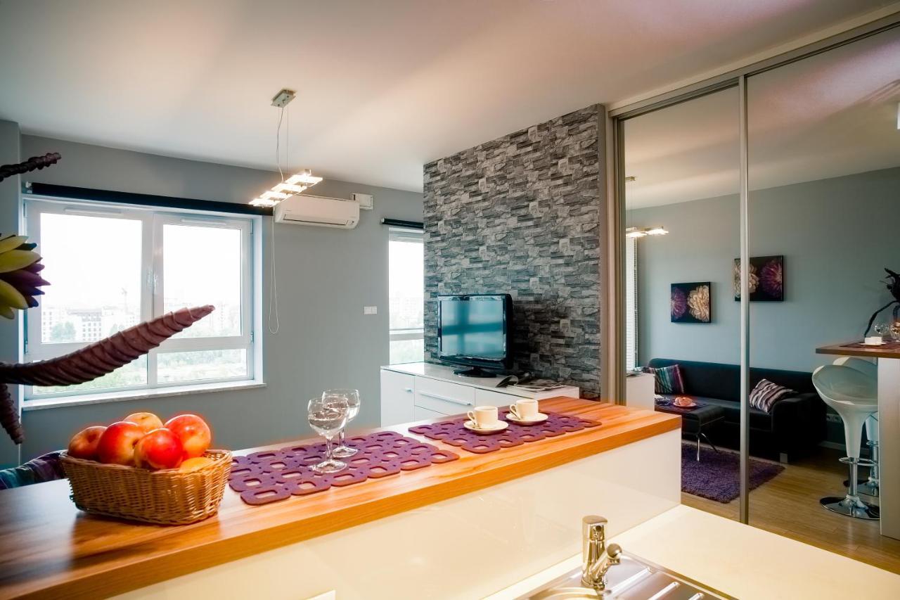 Platinum Towers Luxury Apartments Varsovia Exterior foto